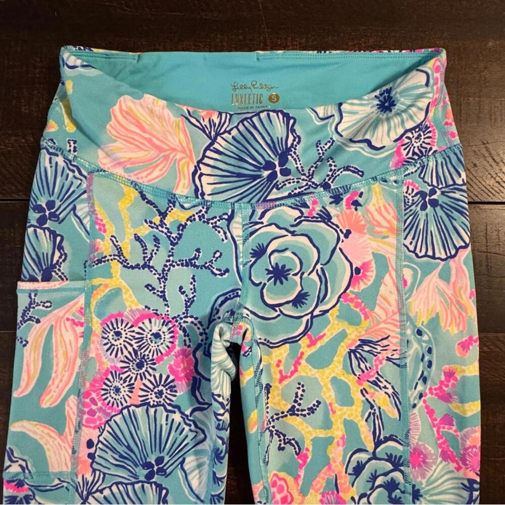 Lilly Pulitzer Luxletic Weekender Leggings UPF 50+ Small - Picture 12 of 15